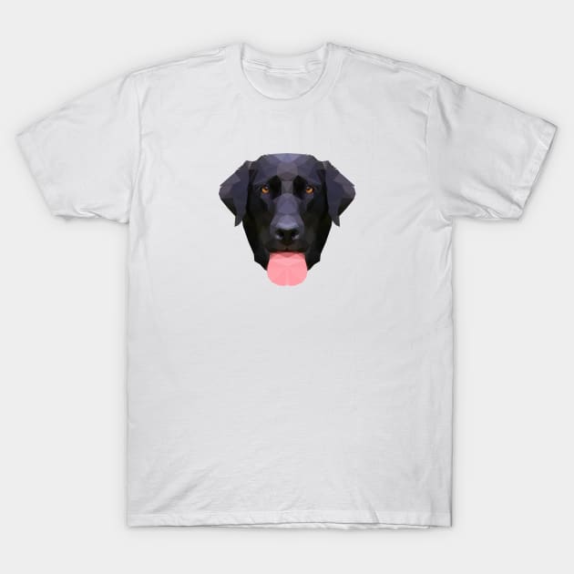 Black Lab T-Shirt by arlingjd